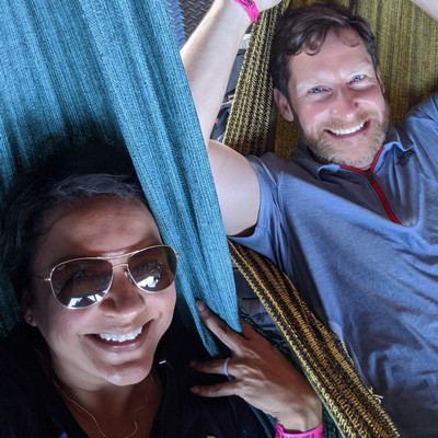 us in hammocks
